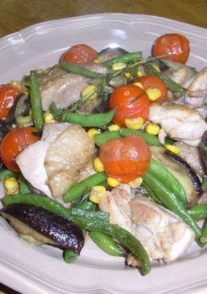 鶏肉と夏野菜なんでもソテー-レシピのメイン写真