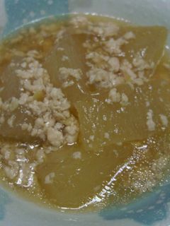 冬瓜の鶏そぼろ煮-レシピのメイン写真