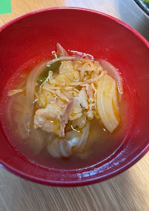 トッポギの素でキムチスープ-レシピのメイン写真