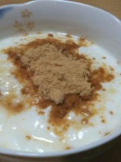 朝食に☆ハチミツ・きなこヨーグルト♪-レシピのメイン写真