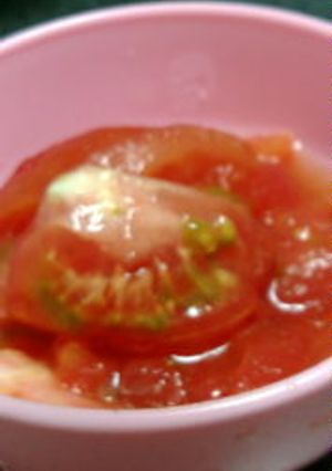*夏バテ解消!トマトのさっぱりサラダ*-レシピのメイン写真
