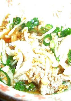 激簡単★豚肉とえのきのポン酢胡麻和え★-レシピのメイン写真
