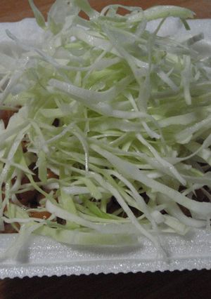 納豆の食べ方inキャベツ-レシピのメイン写真