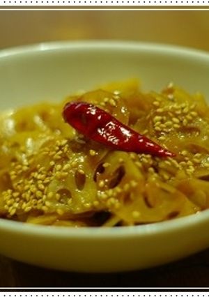 ﾚﾝｺﾝのｷﾝﾋﾟﾗ-レシピのメイン写真