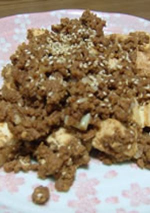 肉みそ豆腐-レシピのメイン写真