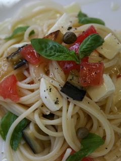カプレーゼ風冷製パスタ-レシピのメイン写真