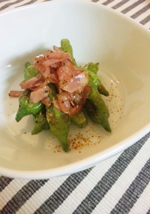 しし唐とベーコン炒め-レシピのメイン写真
