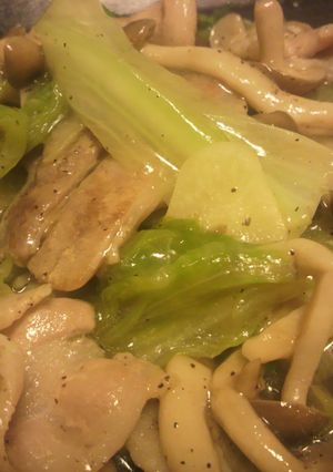一人暮らしのレタス餡かけ-レシピのメイン写真