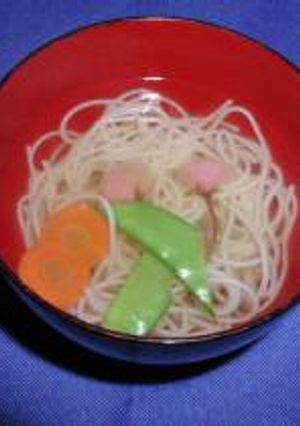 桜の花のお吸い物-レシピのメイン写真