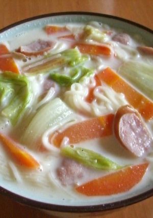 ★味噌ミルクにゅうめん★-レシピのメイン写真