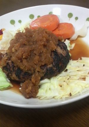 簡単ソースの和風ハンバーグ-レシピのメイン写真