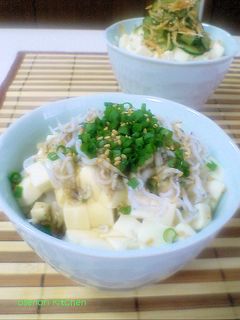 豆腐としらすのあっさり丼-レシピのメイン写真