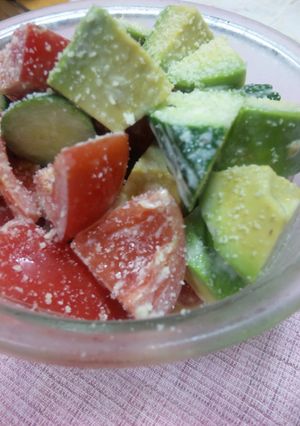 コロコロ野菜のハニーマヨサラダ-レシピのメイン写真