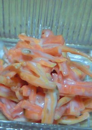 簡単★3分でできるにんじんのホットサラダ-レシピのメイン写真