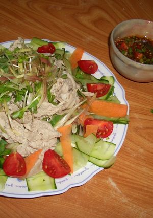 栄養満点！野菜たっぷり冷しゃぶサラダ-レシピのメイン写真