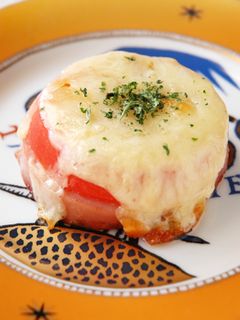 ハムとトマトのチーズ焼き-レシピのメイン写真