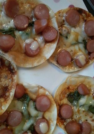 大葉にんにく醤油でピザ-レシピのメイン写真