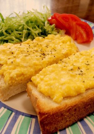 ランチの定番♪たまごトースト-レシピのメイン写真