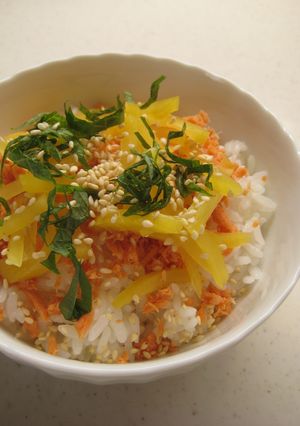 1分で作る☆鮭フレークで鮭ごはん-レシピのメイン写真