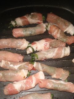 超簡単!豚のシソ巻き(梅肉入り)-レシピのメイン写真
