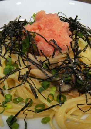 たらこときのこのパスタ-レシピのメイン写真