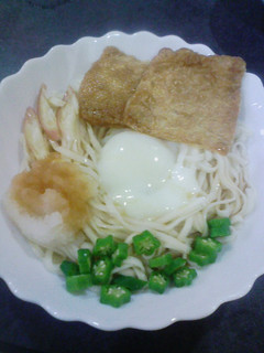 夏にピッタリ!冷やしきつねうどん-レシピのメイン写真