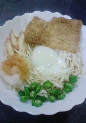 夏にピッタリ！冷やしきつねうどん-レシピのメイン写真