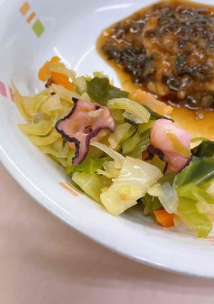 やっさタコの酢の物☆給食メニュー-レシピのメイン写真