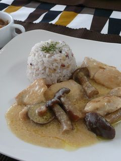 鶏のクリーム煮 ガーリック風味-レシピのメイン写真