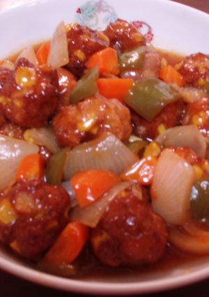 野菜だんごちゃんの酢豚～(^o^)丿-レシピのメイン写真