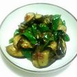 茄子とピーマンの梅干し炒め