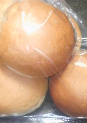 国産小麦粉のもっちり丸パン♪(手捏ね)-レシピのメイン写真