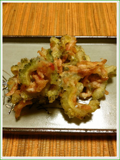 ゴーヤと桜エビのかき揚げ♪-レシピのメイン写真