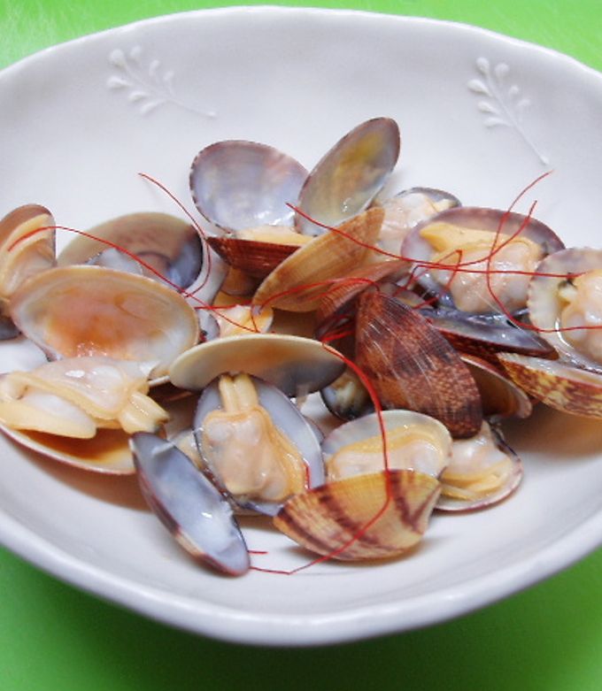 あさりページ あさりの紹興酒蒸し by yamabuki1 【クックパッド】 簡単おいしい