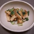 チンゲン菜と厚揚げの炒め物