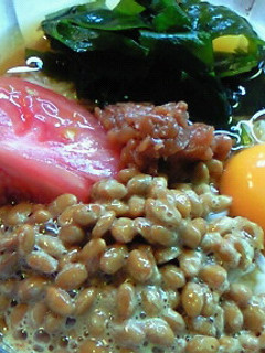 サラサラ!梅納豆そうめん☆-レシピのメイン写真