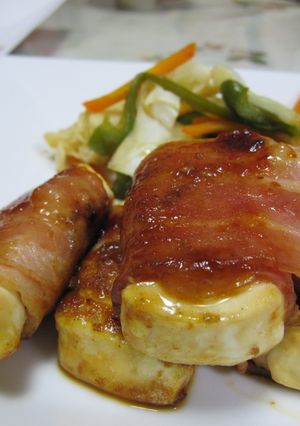 豆腐のベーコン巻き✿焼肉のタレ絡め-レシピのメイン写真