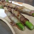 アスパラの一本巻。