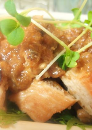 やわチキン☆玉ねぎレモンバターソースで！-レシピのメイン写真
