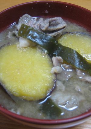 簡単食物繊維チャージ☆さつまいも入り豚汁-レシピのメイン写真