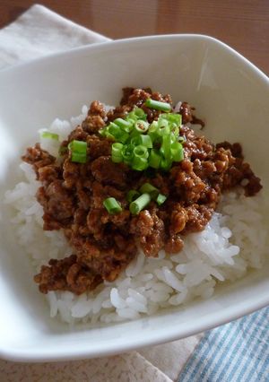 ヘルシー☆中華風そぼろ丼-レシピのメイン写真