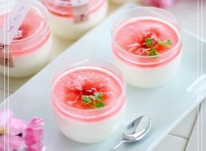 ❀桜・香味❀ヨーグルトみるくプリン-レシピのメイン写真