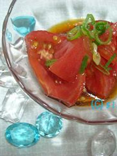 ✿トマトの酢醤油かけ✿-レシピのメイン写真