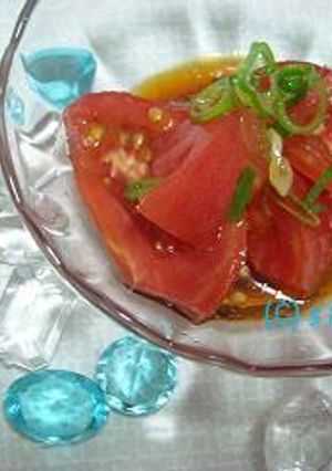✿トマトの酢醤油かけ✿-レシピのメイン写真