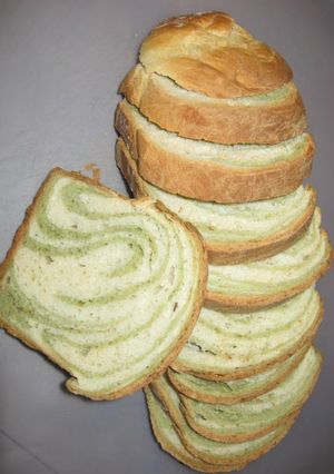 青汁食パン-レシピのメイン写真