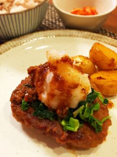 ふわふわ豆腐の照り焼きハンバーグ-レシピのメイン写真