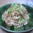 切干大根とカリカリ鶏皮のきんぴら