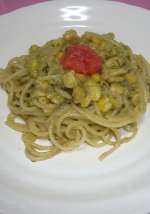 混ぜるだけ～アボカドたらこパスタ-レシピのメイン写真