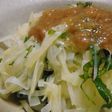 シャキシャキおじゃがの梅ダレかけ