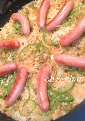 有り合わせ野菜deパエリア風カレーピラフ-レシピのメイン写真